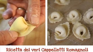 I VERI CAPPELLETTI ROMAGNOLI ricetta originale  Italian stuffed pasta sub eng [upl. by Kendal]