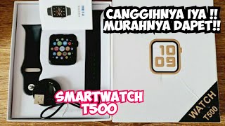 Unboxing Dan Review SmartWacht T500 Murah cuma 50 ribuan saja [upl. by Chiaki]