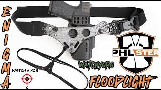 The PHLSTER Enigma Floodlight 2 Holster System ITS GOOD No its REALLY GOOD  THERE WILL BE BELLY [upl. by Etezzil]