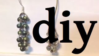 Easy Jump Ring and Seed Bead Earrings DIY December Day 12 [upl. by Ahsenid463]