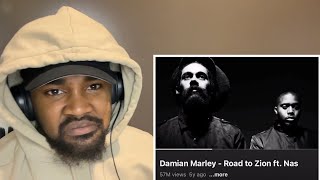 1st Reaction  Damian Marley Road to Zion ft Nas [upl. by Lhadnek544]