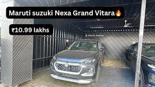 Maruti suzuki nexa Grand Vitara sigma Base Model 2024  Detailed  ₹1099 lakhs [upl. by Neelyt]