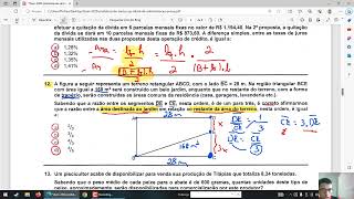 IBAM  MATEMÁTICA Q12 PREFEITURA DE SANTOS 2020 OFICIAL DE ADMINISTRAÇÃO [upl. by Ideih]