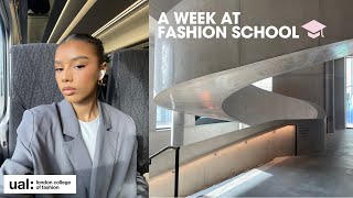 A WEEK AT FASHION SCHOOL 🤍  FREYA GODDARD [upl. by Odarbil]