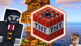 Blowing Up Jerk Kids Entire Realm With TNT Mega Cube [upl. by Amund]