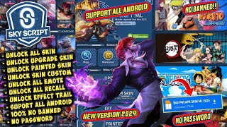 Update‼️ Apk Script Skin Mlbb 2024 No Ban  Sky Script Ml V11  Unlock All Skin amp More For Free [upl. by Yorgen]