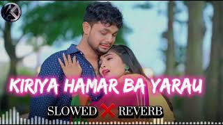 Lofi किरिया हमार बा ईयारऊ  AnkushRaja​ SlowedReverb Bhojpuri Sad Song  Kiriya Hamar Ba Yarau [upl. by Mindy]