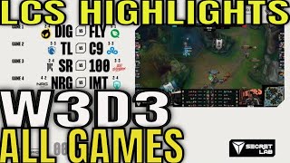 LCS Highlights Week 3 Day 3 ALL GAMES  LCS Spring 2023 W3D3 [upl. by Gnov]