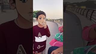 Happy family mashaAllah Cartoon filter shortsvideo [upl. by Ynney]