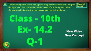 Ex 142 Q1 Class10  Statistics  Class10 Math  Class10 Ex 142 Q1  Green Board Classes [upl. by Ennaear416]