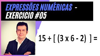 Exercício expressões númericas com parêntese  colchetes e chaves [upl. by Chesney951]