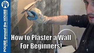 How to plaster a wall a beginners guide Plastering made easy for the DIY enthusiast [upl. by Nwadrebma]