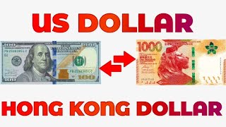 US Dollar To Hong Kong Dollar Exchange Rate Today  USD To HKD [upl. by Yboj634]