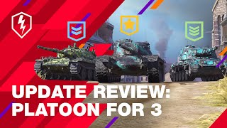 WoT Blitz Update Review ThreePlayer Platoons Legendary Camos and Tanks in New Visual Quality [upl. by Ainezey]