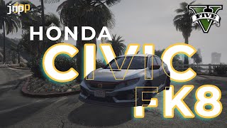 GTA V Ridesharing in a Honda Civic FK8  Steering Wheel Gameplay [upl. by Shornick]