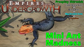 MINI ANT MADNESS  Little Black Ant Freeplay Skirmish  Empires of the Undergrowth [upl. by Eduardo802]