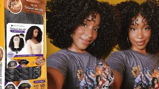 NEW Sensationnel Curls Kinks Kinky Edges HD Lace Wig 13x6 Kinky Curly 18” Review [upl. by Standing]