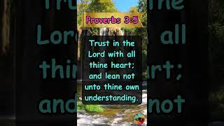 Trusting God Fully Proverbs 35 KJV  Bible Study [upl. by Blynn]