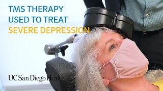 TMS Therapy Used to Treat Severe Depression  UC San Diego Health [upl. by Ennovaj750]