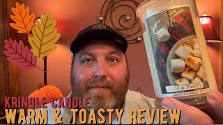 Kringle Candle Warm amp Toasty Post Burn Review [upl. by Lemej]