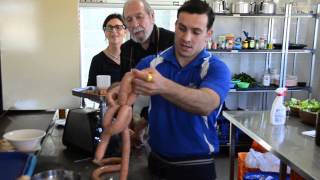 How to tie sausages with Harrison from Berry Butchery [upl. by Ennayd]