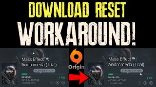 Origin Download reset workaround [upl. by Luo]