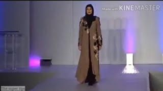 Abaya fashion show  latest abaya burka design simple burka design [upl. by Honora]