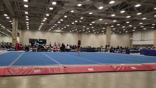 2024 Texas Tough Invitational Level 5 Floor Routine [upl. by Atihcnoc49]