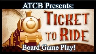 Ticket To Ride  Board Game Play [upl. by Airretal]