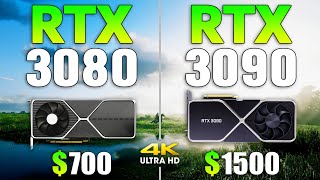 RTX 3090 vs RTX 3080 Test in 8 Games [upl. by Nae127]