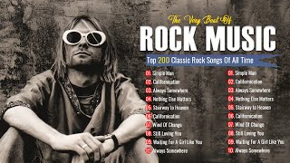 Top 100 Classic Rock Songs Of 80s 90s 🚩 Best Rock Hits Ever ⚡ 4K Video Ultra HD [upl. by Einnad]