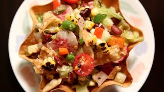 Mexican Style Salad  Healthy Salad Recipe  Ruchis Kitchen [upl. by Shu]