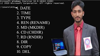 basic DOS command in nepali language 10 basic dos command by ms [upl. by Awe]