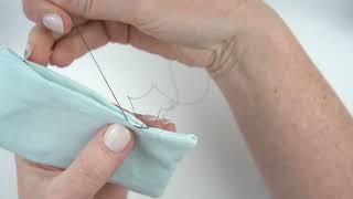 How to Hand Sew a Slip Stitch Ladder Stitch SO EASY [upl. by Onibas27]