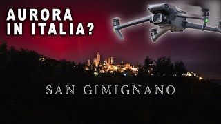 LAURORA BOREALE IN ITALIA DAGLI OCCHI DEL DRONE [upl. by Moscow]