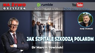 🔴 021124  LIVE 2100  Dr Marcin Sowiński  JAK SZPITALE SZKODZĄ POLAKOM [upl. by Ordisy984]