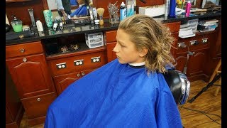 How to Do An Extreme Makeover Long to Short Mens Cut with Taper [upl. by Nayra]