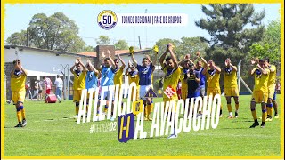 Atletico vs atAyacucho  Torneo Regional [upl. by Cirtap]