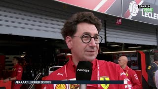 Mattia Binotto  quotLémotion est forte à Ferrariquot  GP dItalie [upl. by Nussbaum]