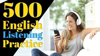 500 English Listening Practice 😀 Learn English Useful Conversation Phrases [upl. by Nesnaj]