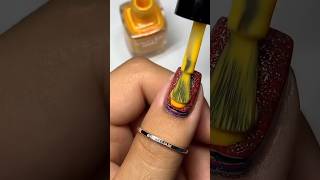 Weird nailart design with double 💅 nail paints shorts ytshorts notoolnailart mood weird funwe [upl. by Boj]