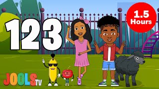 Counting Songs  Hip Hop Songs for Kids amp Trapery Rhymes  15 Hour Playlist  Jools TV [upl. by Natalee]