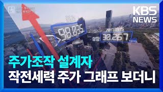 주가조작 설계자작전세력 주가 그래프를 보더니… 창  KBS 20231021 [upl. by Sucramraj]