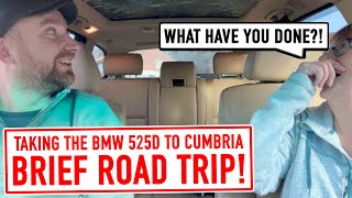 Taking the BMW 525D to Cumbria via Porsche [upl. by Enidan863]