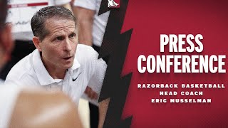 Press Conference Head Coach Eric Musselman Auburn Postgame  RAZORBACK BASKETBALL [upl. by Sidon]