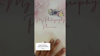 Photographer’s Planner coming soon photogplanner photographer photographerplanner [upl. by Notsa]