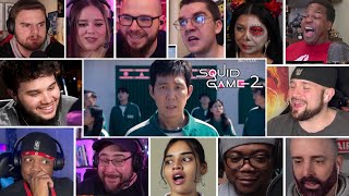 ALL YOUTUBERS REACTION TO SQUID GAME SEASON 2 OFFICIAL TEASER TRAILER [upl. by Machute]