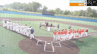 2024 NYS SR American Legion Baseball Game 9 Clinton County vs Smith [upl. by Yup]