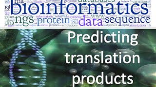 Bioinformatics practical 18 how to predict translation product of a gene sequence [upl. by Anirat]