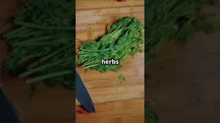 Quick Kitchen Hack Freeze Herbs in Olive oil [upl. by Pinkerton806]